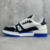 sy_no_7BCED565D2CAF7E6205ADC6CE62E1FBF_6 Louis Vuitton LV Trainer White, Black & Royal Blue Retro Sneakers