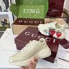 sy_no_7D161DF7AA7A623F2328F48727E82C49_5 Gucci Rhyton Strawberry Print Sneaker in Ivory Leather