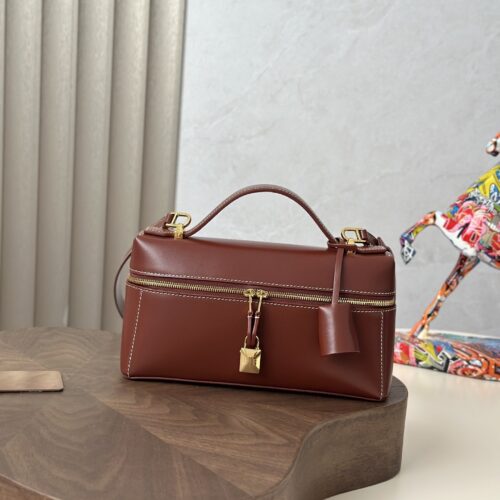Loro Piana Extra Pocket Saddle Leather Handbag