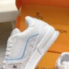 sy_no_7D8514381C7CBC7806C117F04B77DE69_6 Louis Vuitton LV Trainer White / Ice Blue Stitching Sneakers