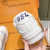 sy_no_7D8514381C7CBC7806C117F04B77DE69_8 Louis Vuitton LV Trainer White / Ice Blue Stitching Sneakers