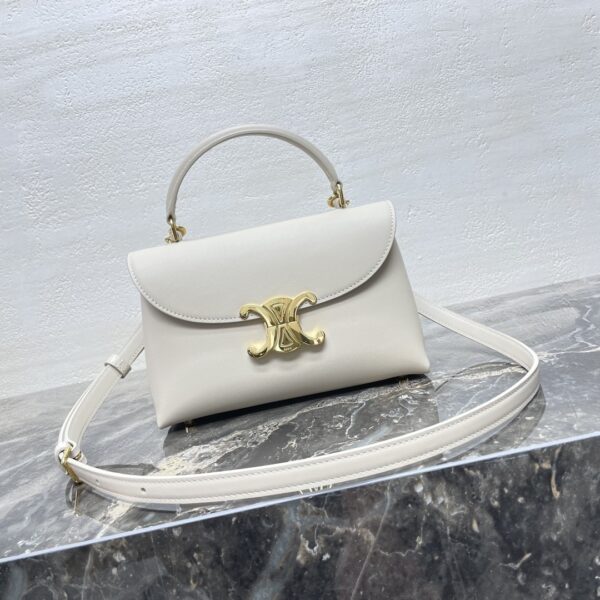 White Teen Nino Smooth Leather Handbag