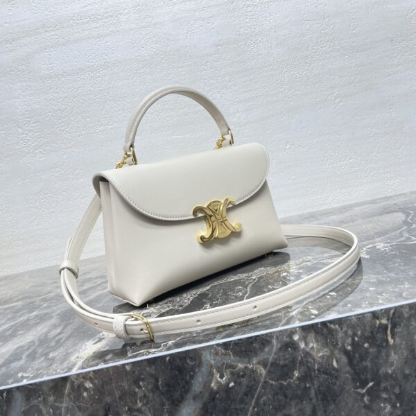 White Teen Nino Smooth Leather Handbag