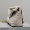 YSL Loulou 29cm Shoulder Bag – Light Gray Suede