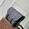 Christopher Messenger Bag – Black Monogram Taurillon Leather