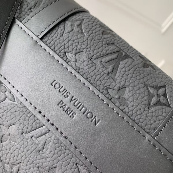 Christopher Messenger Bag – Black Monogram Taurillon Leather