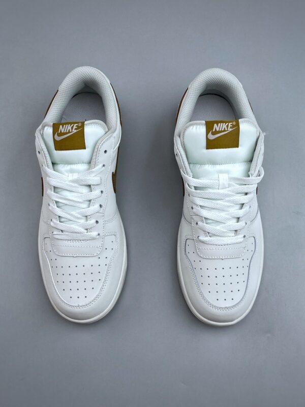 sy_no_7E7043DE59BB66068C992628BEEDEE18_4 Nike Dunk Low “White / Olive Swoosh” Sneakers