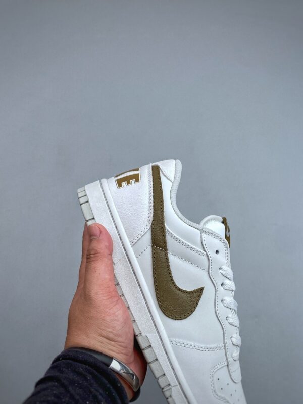 sy_no_7E7043DE59BB66068C992628BEEDEE18_5 Nike Dunk Low “White / Olive Swoosh” Sneakers