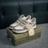 sy_no_7ED53A20BA171D0800510E5F8D2950D6_0 Nike Air Force 1 Low x Gucci Custom – Sail / Black Grey Monogram / Red