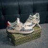 sy_no_7ED53A20BA171D0800510E5F8D2950D6_2 Nike Air Force 1 Low x Gucci Custom – Sail / Black Grey Monogram / Red