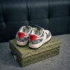 sy_no_7ED53A20BA171D0800510E5F8D2950D6_3 Nike Air Force 1 Low x Gucci Custom – Sail / Black Grey Monogram / Red