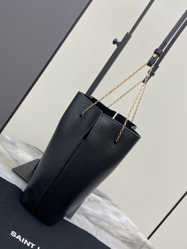 sy_no_7F074CDA1A1FFF1A05F930528B8D5828_2 YSL Pochon Mini Bucket Bag – Black Lambskin & Antique Gold