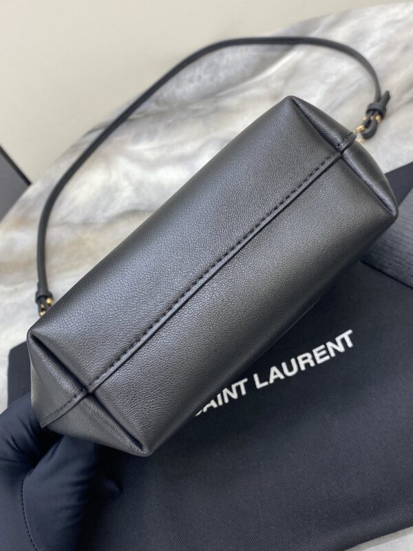 sy_no_7F074CDA1A1FFF1A05F930528B8D5828_3 YSL Pochon Mini Bucket Bag – Black Lambskin & Antique Gold