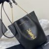 sy_no_7F074CDA1A1FFF1A05F930528B8D5828_4 YSL Pochon Mini Bucket Bag – Black Lambskin & Antique Gold