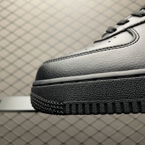 sy_no_7F31180DF1AE26DA7DE46869E5B79B27_5 Nike Air Force 1 Low '07 LX "Multi Metallic Swoosh" – Triple Black Metallic Accent Sneakers