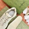 sy_no_7F5815E2E4EB510AFD17E649CF16BE46_6 Gucci Rhyton Leather Sneaker in Off-White with Black Interlocking G Logo