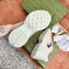 sy_no_7F5815E2E4EB510AFD17E649CF16BE46_7 Gucci Rhyton Leather Sneaker in Off-White with Black Interlocking G Logo