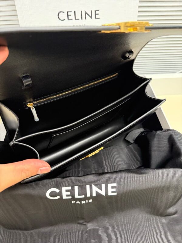 sy_no_7F97522D1C78CFC6E48D00BFE60468A8_6 CELINE Triomphe Calfskin Handbag