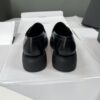 Black Patent Leather Chunky Platform Loafers