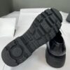 Black Patent Leather Chunky Platform Loafers