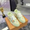 sy_no_805ACC00B44D6DF8A8F6CBF3C855337E_0 Louis Vuitton LV Trainer Maxi Lime Green & Multicolor Monogram Sneakers