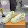 sy_no_805ACC00B44D6DF8A8F6CBF3C855337E_2 Louis Vuitton LV Trainer Maxi Lime Green & Multicolor Monogram Sneakers