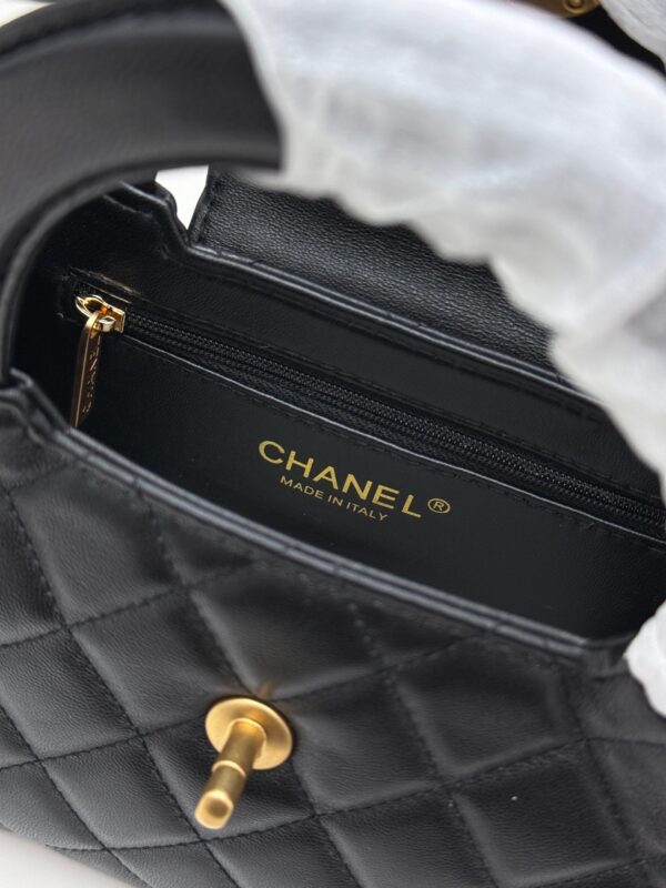 Chanel 25C Mini Kelly Bag – Lambskin Leather with Gold Hardware
