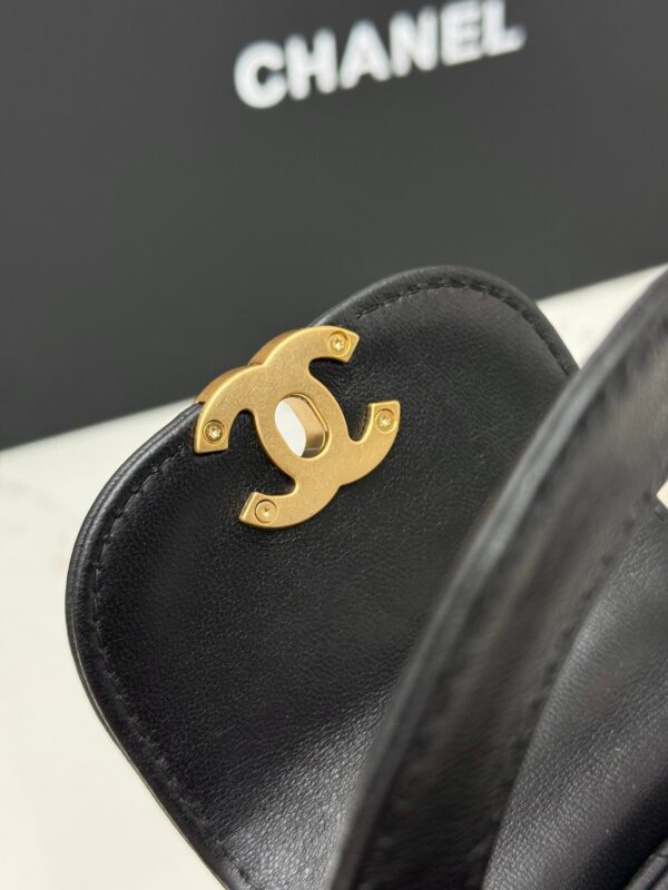 Chanel 25C Mini Kelly Bag – Lambskin Leather with Gold Hardware