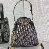 Dior C'est Dior Bucket Bag – Blue Oblique Jacquard