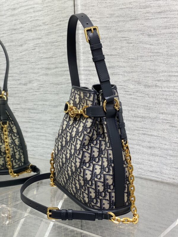 Dior C'est Dior Bucket Bag – Blue Oblique Jacquard