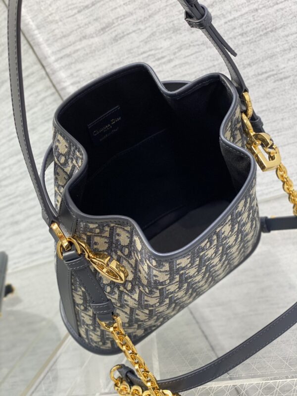 Dior C'est Dior Bucket Bag – Blue Oblique Jacquard