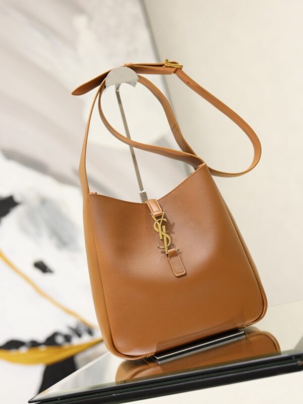 sy_no_81D4864B33A4777C9EDAC2752857F53D_1 YSL Hobo Crossbody Bag – Brown