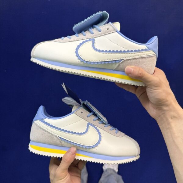 sy_no_8207399EA8AFC31D1B27FD61AA8549AD_1 Nike Cortez “Scallop” Custom – Retro Wave-Edge Sneakers