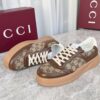 sy_no_82892142BF676947A8268B51DFB92739_5 Gucci MAC8 GG Canvas & Brown Leather Sneaker