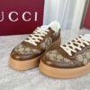 sy_no_82892142BF676947A8268B51DFB92739_6 Gucci MAC8 GG Canvas & Brown Leather Sneaker