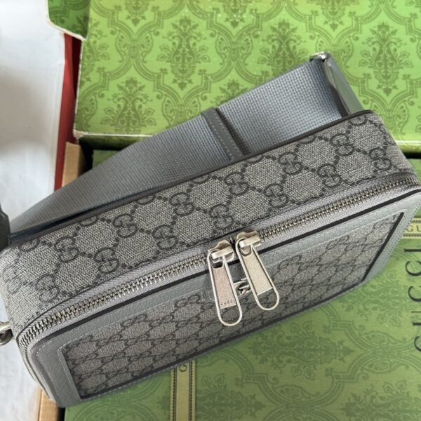 sy_no_828C5DEA6731FAFC6F29A1A489956412_3 Gucci Ophidia GG Supreme Mini Messenger Bag – Gray & Black