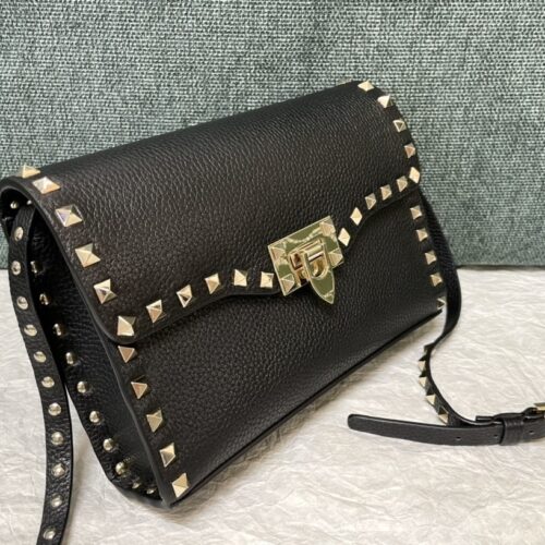 sy_no_837B51D0A2D2155CDE4219F3B090F4BF_0 Valentino Women's Small Studded Shoulder Bag