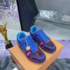 sy_no_838190DA797378759024E2562EF09160_1 Louis Vuitton LV Trainer Purple & Blue Rhinestone Retro Sneakers