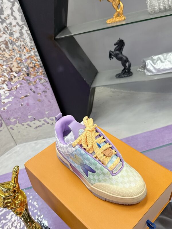 Louis Vuitton LV Trainer Maxi Pastel Gradient Damier Retro Sneakers