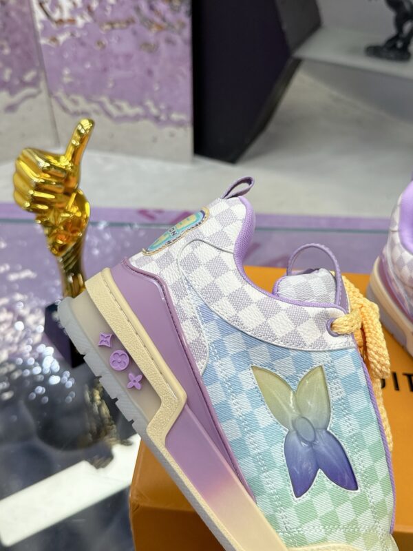 Louis Vuitton LV Trainer Maxi Pastel Gradient Damier Retro Sneakers