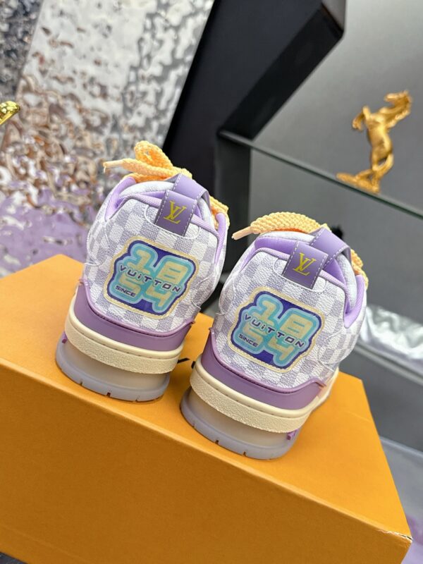 Louis Vuitton LV Trainer Maxi Pastel Gradient Damier Retro Sneakers