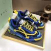 sy_no_8491BDF4EA6270C901488C007031DA20_1 Blue & Yellow Retro Trail Sneakers