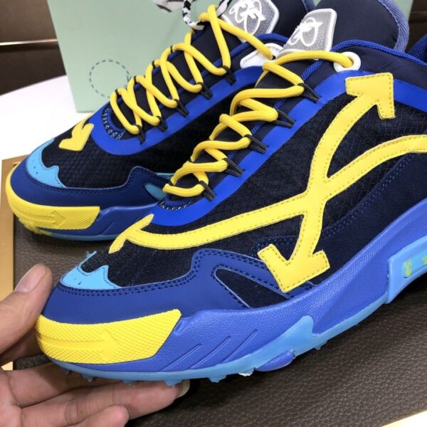sy_no_8491BDF4EA6270C901488C007031DA20_7 Blue & Yellow Retro Trail Sneakers