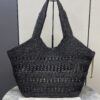 sy_no_84EC380892E230C9EE15EC50C97C1962_1 YSL Small Icare Woven Tote – Black & Gold