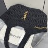 sy_no_84EC380892E230C9EE15EC50C97C1962_11 YSL Small Icare Woven Tote – Black & Gold