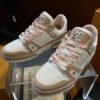 Louis Vuitton LV Trainer Milk Tea & Beige Retro Sneakers