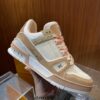 Louis Vuitton LV Trainer Milk Tea & Beige Retro Sneakers