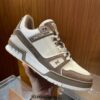 Louis Vuitton LV Trainer Milk Tea & Beige Retro Sneakers