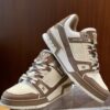 Louis Vuitton LV Trainer Milk Tea & Beige Retro Sneakers