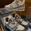 Louis Vuitton LV Trainer Milk Tea & Beige Retro Sneakers